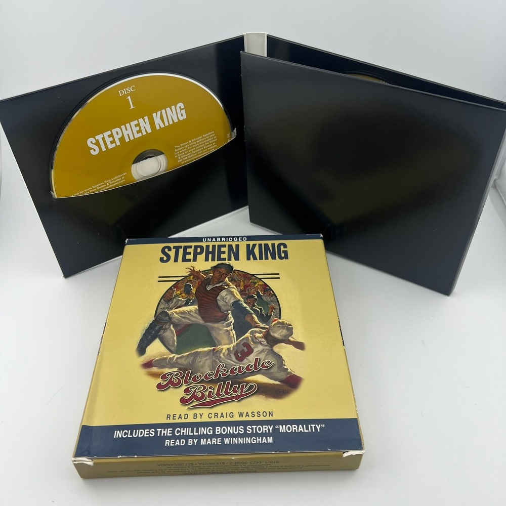 Stephen King Blockade Billy‎ Audiobook CD Unabridged 3 Disc Set
